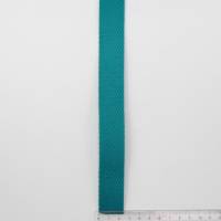 Gurtband türkis, Baumwolle, 25mm breit, für Taschen, nähen, Meterware, 1 Meter Bild 2