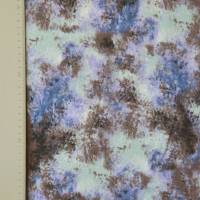 Jersey Viskose gemustert braun lila mint Sprenkel 50 cm x 145 cm Nähen Stoff Bild 4