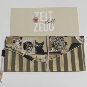 Gutscheinverpackung Katzen  mit Karte, wieder verwendbar, Geld-Geschenk Bild 3