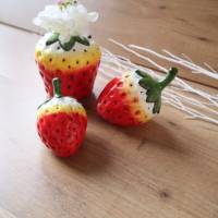 Tischdeko Erdbeeren oder Vase Bild 1