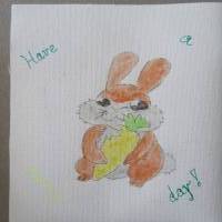 Geburtstagskarte "Have a bunny day" Bild 2