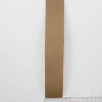 Gurtband hellbraun, Baumwolle, 40mm breit, für Taschen, nähen, Meterware, 1 Meter Bild 2