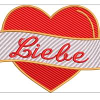 Stickdatei ITH Schlüsselanhänger "I love you" für den 10x10cm Rahmen inkl. Freebie "Herz" Bild 4