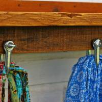 Orginelle Hakenleiste, originell, nachhaltige Wohndeko, Wanddeko, Garderobe aus Treibholz Bild 4