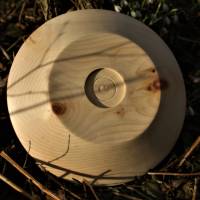 Holzschale aus naturbelassener Zirbe mit schöner Optik Bild 2
