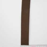 Gurtband braun, Baumwolle, 40mm breit, für Taschen, nähen, Meterware, 1 Meter Bild 2