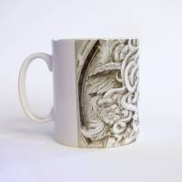 Unikate glamour Keramiktasse für luxuriöse Kaffeemomente, Außergewöhnliche Kaffeebecher als Geschenkidee für Männer, Bild 2