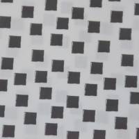 Baumwollstoff Webware schwarz-weiß Kästchen Quadrate 50 cm x 145 cm Bild 3