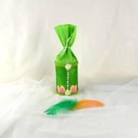 Dekorative Geschenkdosen mit Ostermotiv grün-bunt Bild 1