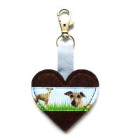 Geschenk-Set Windhunde aus Schlüsselanhänger und Taschenanhänger Bild 3