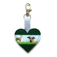 Geschenk-Set Windhunde aus Schlüsselanhänger und Taschenanhänger Bild 4