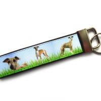 Geschenk-Set Windhunde aus Schlüsselanhänger und Taschenanhänger Bild 5