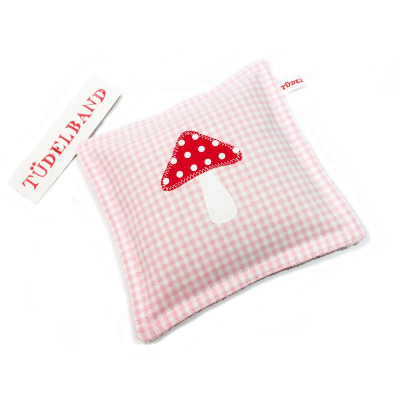 Kirschkernkissen Wärmekissen ...kleiner Glückpilz...rosa...rot... 