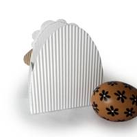 Schaf Mini-Osternest, kleine Geschenkbox als Mini-Osterkörbchen oder Mitbringsel zum Osterfest Bild 4