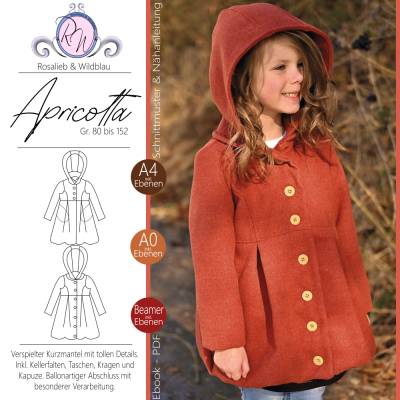 Ebook Apricotta Kurzmantel Gr. 80 bis 152