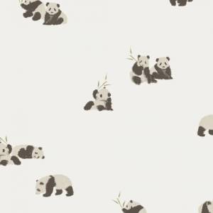 ab 50cm Jersey Panda Watercolor - Pandabären Aquarell Druckstoff Bild 1