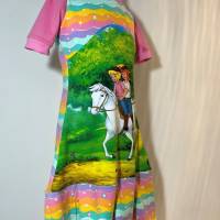 Sommerkleid Bibi rainbow pastell als Rüschenkleid für Mädchen in verschiedenen Größen - Kleid Sommerkleid Bild 4