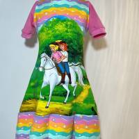 Sommerkleid Bibi rainbow pastell als Rüschenkleid für Mädchen in verschiedenen Größen - Kleid Sommerkleid Bild 5