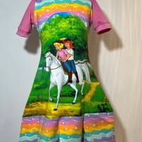Sommerkleid Bibi rainbow pastell als Rüschenkleid für Mädchen in verschiedenen Größen - Kleid Sommerkleid Bild 7