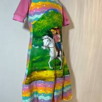 Sommerkleid Bibi rainbow pastell als Rüschenkleid für Mädchen in verschiedenen Größen - Kleid Sommerkleid Bild 8