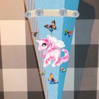Schultüte Zuckertüte für Mädchen Einhorn Gara verschiedene Farben Bild 3
