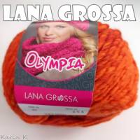 7 Knäuel 700 Gramm OLYMPIA von Lana Grossa in Orangerot Farbe 402 Partie 363 Bild 3