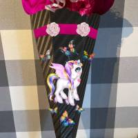 Schultüte Zuckertüte für Mädchen Einhorn Holly verschiedene Farben Bild 7