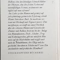 Buch, Blumen im Haus von Hanni Stein, Steckenpferd Bücherei, Mosaik Verlag Lizenzausgabe Bertelsmann 1976 Bild 2