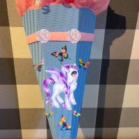 Schultüte Zuckertüte für Mädchen Einhorn Inola verschiedene Farben Bild 2