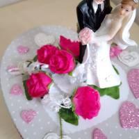 Geldgeschenk Hochzeit Brautpaar Geschenk Herzbox - SaBienchenshop Bild 5