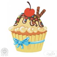 Cupcake Muffin zum vernaschen! Leckerei für die Stickmaschine Bild 1