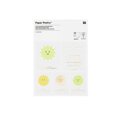 Karten Einladung Happy Birthday 10 Stück bedruckt