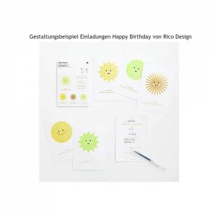 Karten Einladung Happy Birthday 10 Stück bedruckt Bild 7