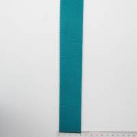 Gurtband türkis, Baumwolle, 40mm breit, für Taschen, nähen, Meterware, 1 Meter Bild 2