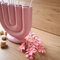 Tischdeko Vase modern rosa Bild 3