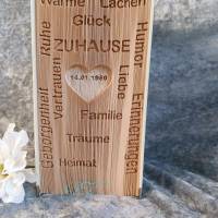 FAMILIE- Zuhause HEIMAT Liebe LACHEN - Gefaltetes Buch Bild 2