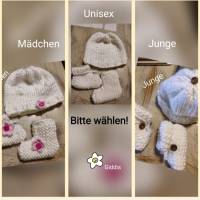 Baby-2er-Set, Mütze & Stiefel, 3- 6 Monate Bild 7