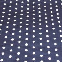 Geschenk Frau-Damen Loop-Geschenk Geburtstag-Schal blau weiß mit Punkten-Baumwollschal-Geschenkidee Nichte Enkelin Bild 3