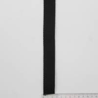 Gurtband schwarz, Baumwolle, 25mm breit, für Taschen, nähen, Meterware, 1 Meter Bild 2