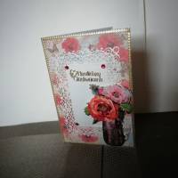 Geburtstagskarte mit Mohnblumen für eine Frau Bild 3