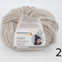 79,50 € / 1 kg Schachenmayr ’Super Chunky Wool’ dicke weiche Wolle Garn Dochtgarn mit Tweedeffekt für warme Accessoires Bild 2