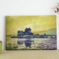 Castle Isle of Skye Leinwand Druck Fotografie 20 x 30 cm Kunst Fotografie Wanddeko Wandbild Bild 1