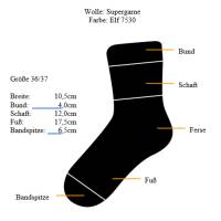 reine Handarbeit - Socken (ca. Größe 36/37) - elf Bild 2