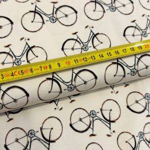 ab 50cm Jersey Bikes Watercolor - Fahrräder Aquarell Druckstoff Bild 2