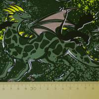 French Terry Sommersweat Mystic Dragon by Steinbeck 50 x 155 cm Nähen Drachen Bild 9