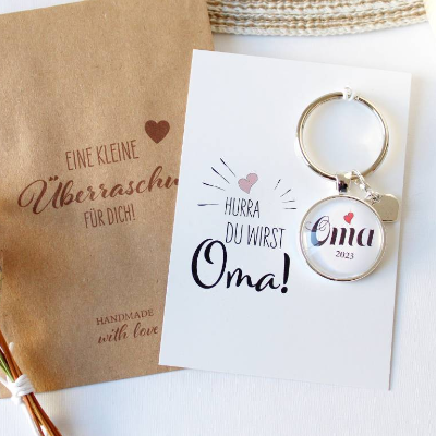 Schwangerschaft verkünden Geschenk | Du wirst Opa Geschenk | Geschenkset für die zukünftigen Großeltern 