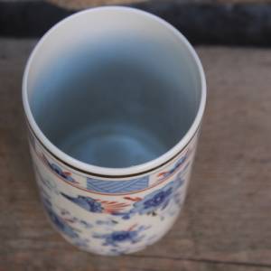 kleine Vase Echt Kobalt Volkstedt 1762 Porzellan 50er 60er Jahre GDR DDR Bild 4