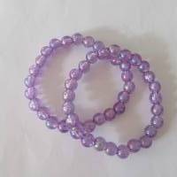 Perlenarmband violett - auch im Geschenkset Bild 1