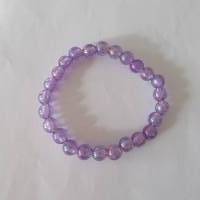 Perlenarmband violett - auch im Geschenkset Bild 6