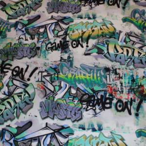 19,70 EUR/m Jersey Graffiti bunt Baumwolljersey Bild 3